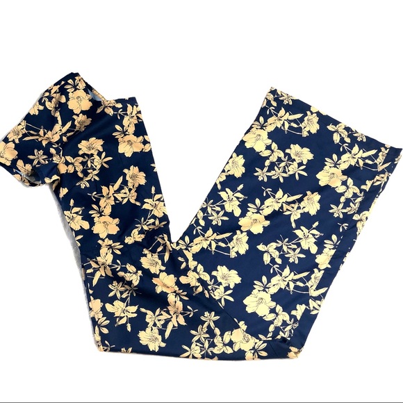 Cutout Calf Length Floral Jumpsuit Overall - Picture 6 of 8